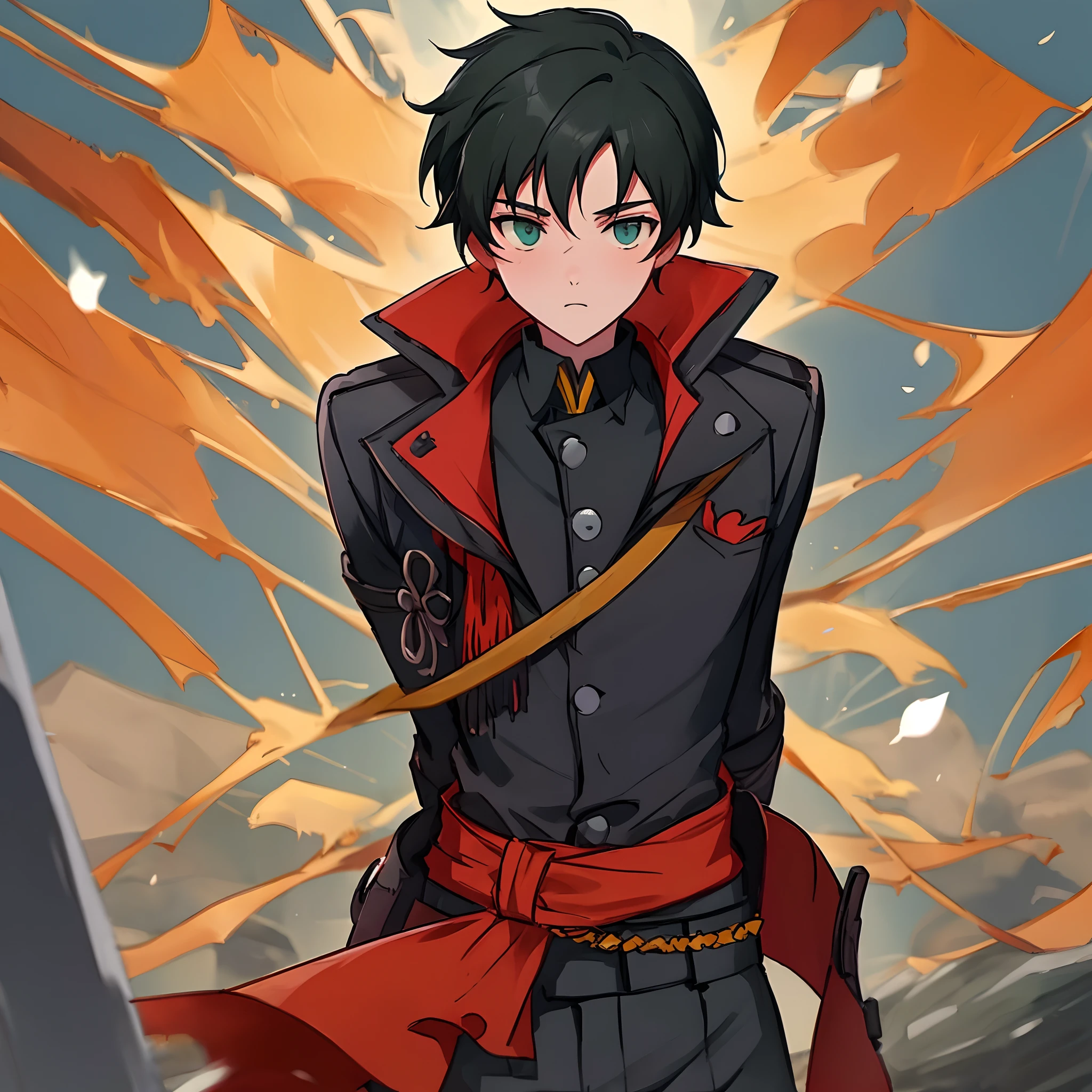 Oscar pine from RWBY as gojo satoru
