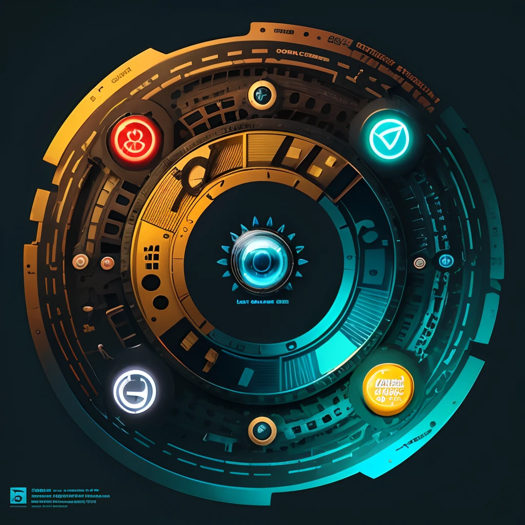 The image is a fusion of technological elements and evolutionary symbols. No centro, There is an icon of a colored digital circuit, representando a tecnologia moderna. Ao redor do circuito,There is a spiral formed by symbols of gears in different sizes and colors, symbolizing the advancement and evolution of technology over time. Na parte superior da imagem, there's the name "Tech Evolution" em letras modernas e estilizadas, dando um toque profissional ao visual. No fundo, a gradient in shades of blue, representando o mundo digital e a conectividade. This eye-catching and impactful image is sure to grab the attention of viewers and convey the essence of the Tech Evolution channel.