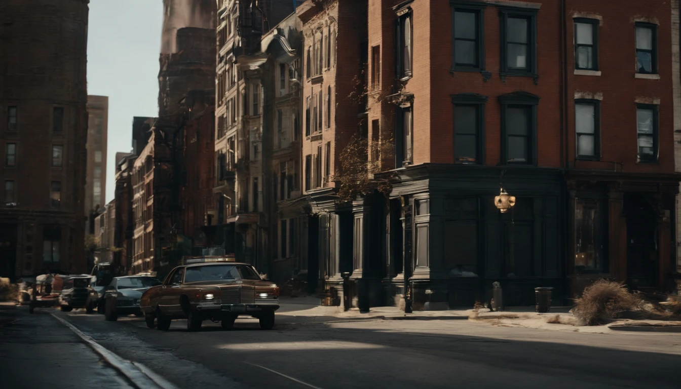 chaotic old poor city of american, american house old, devasting, old, old, cracks, American places, long wide shot, vibrant, dalight, hyperealistic, photorealistic, cinematic, intricate realistic, ultrarealistic, detailed,4k