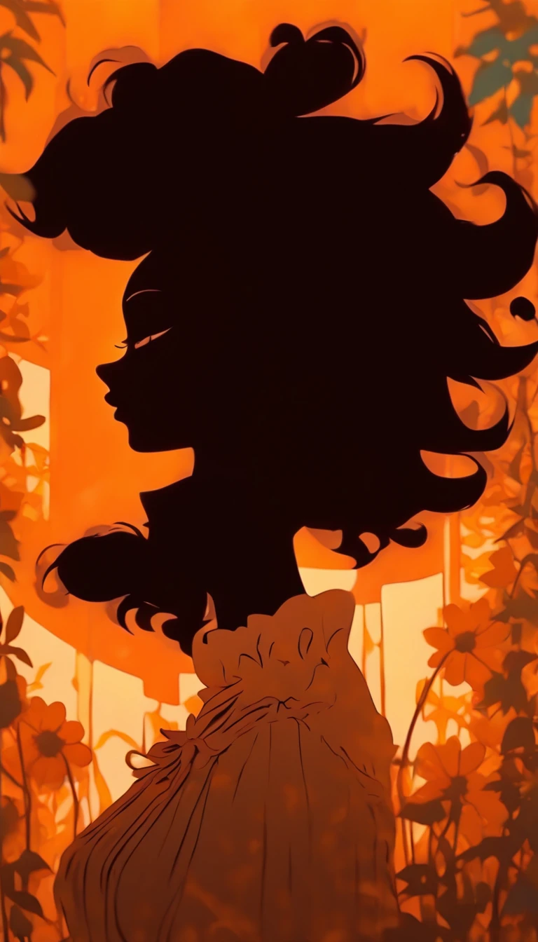 (Silhouette Art,cutouts:1.6) (((Paper cutting art,A world where only white exists:1.3) (Cowboy Shot),1 girl、Solo, (summer  dress, profile:1.2),white, Clear and beautiful face,Romper (blue open sky、white clouds、Yellow sunflower) Textured glass background,World of Tarot Cards、summer feel