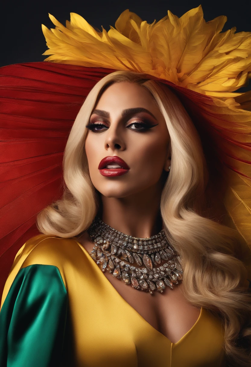 Lady gaga cantando com beyonce