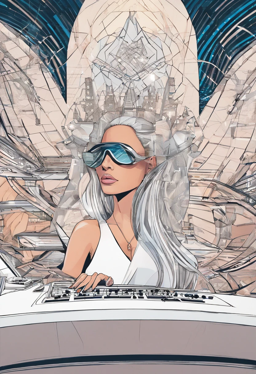 Lady gaga no piano e beyonce cantando ao lado