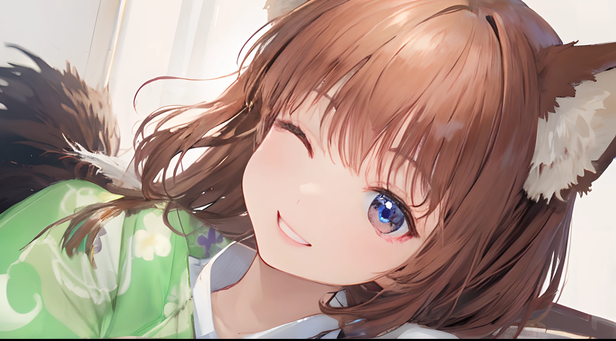Purple yukata