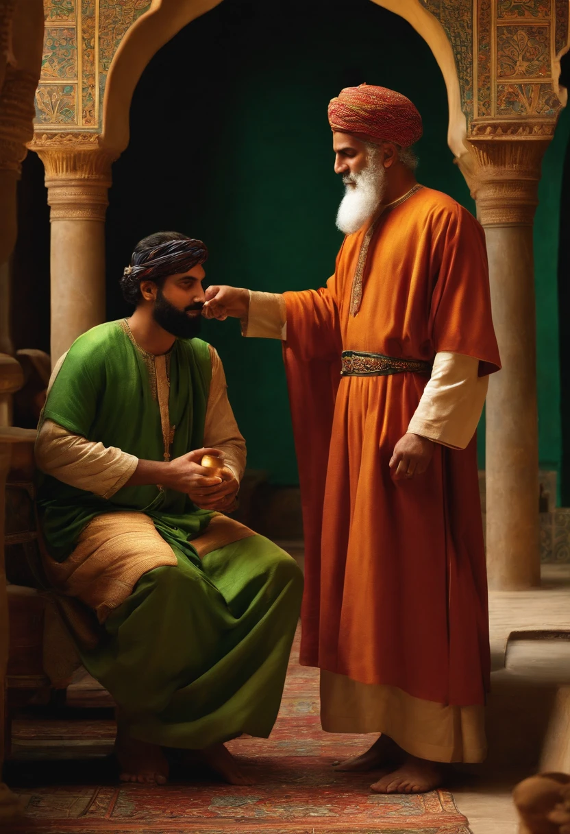 1st century servant serving his Muslim master