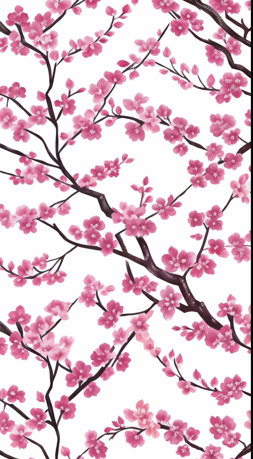 （pintura a tinta e aquarela：1.2），Backgrounid branco，Plum blossom pattern，Desenho de linhas azuis e brancas，Reasonable design，linhas claras，（linear，Mono Cor）