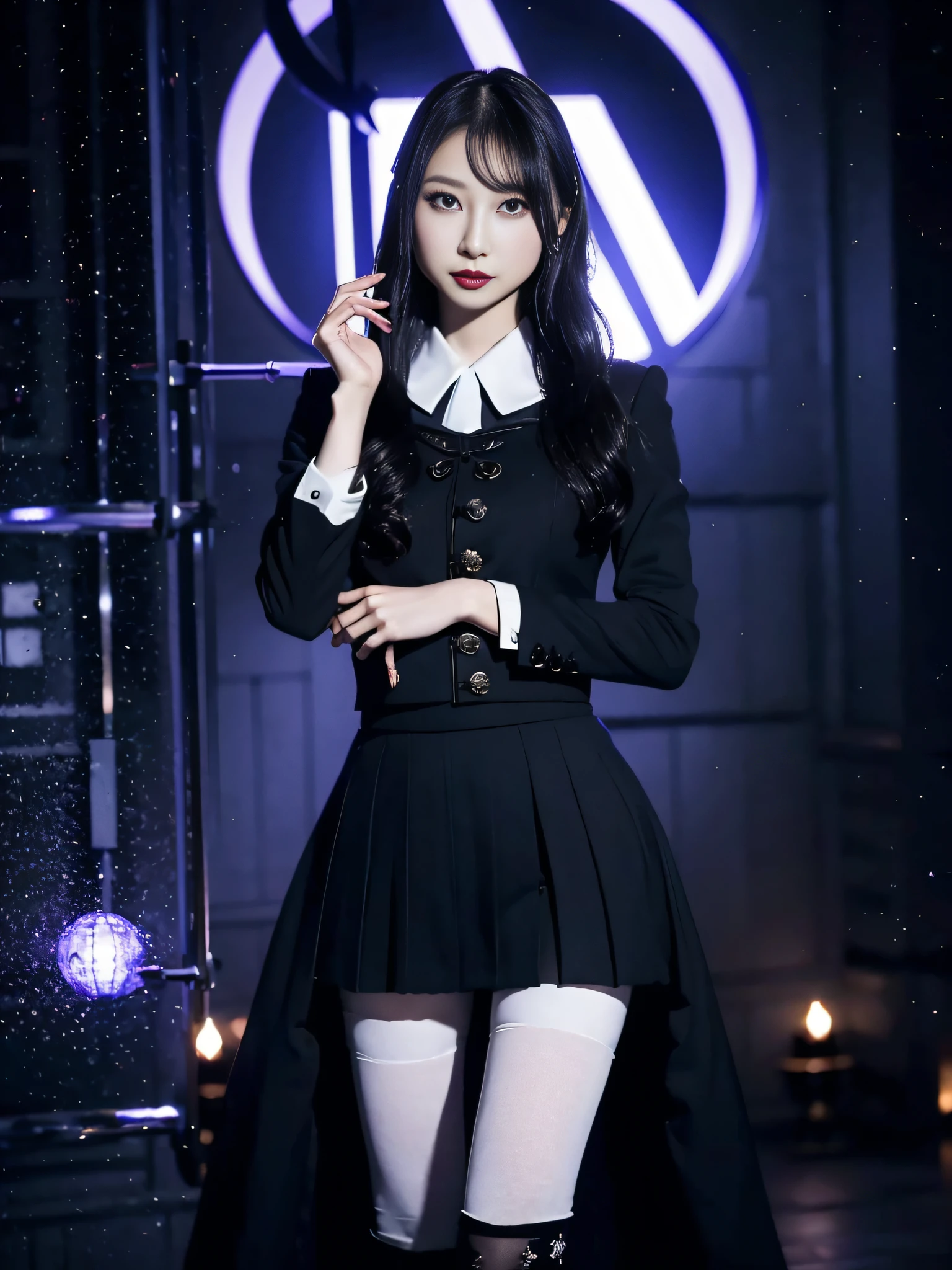 Charming beauties、Evil Female Executive、Night city、Move ki、The Darkness、seductiv、brainwash、Brainwashing device、Evil Fall、wicked、darkness、Black eyeshadow、black pantyhose、Black stockings、Evil Bride、a sailor suit、Black pleated skirt、Dark