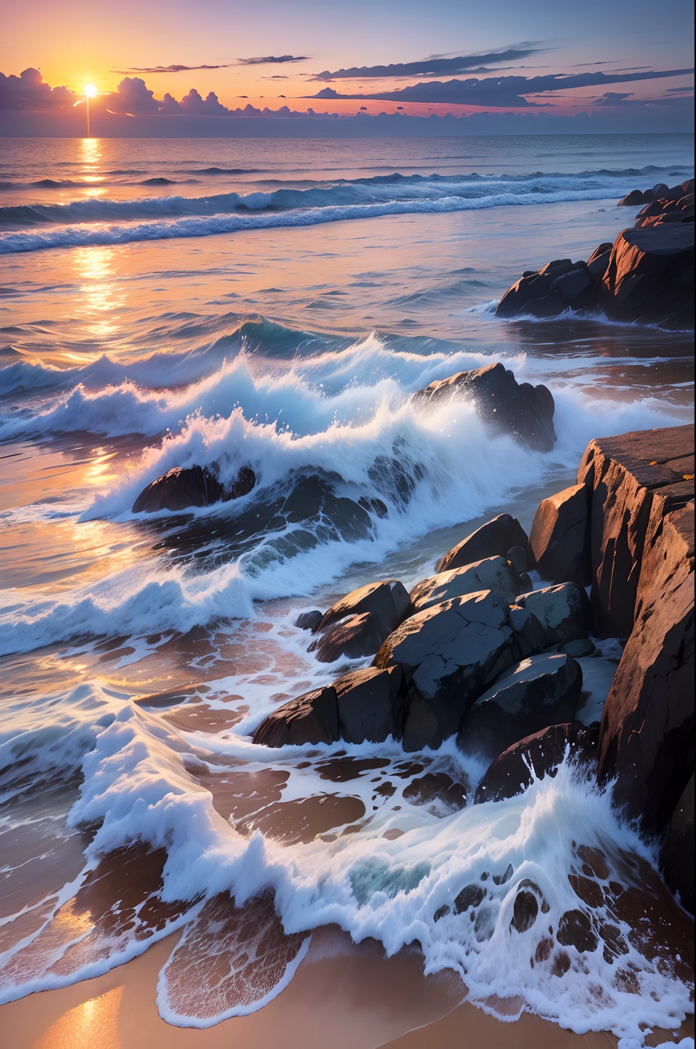 Photo of the sunrise over the sea with a quote: "Every new day is another chance, to become better."