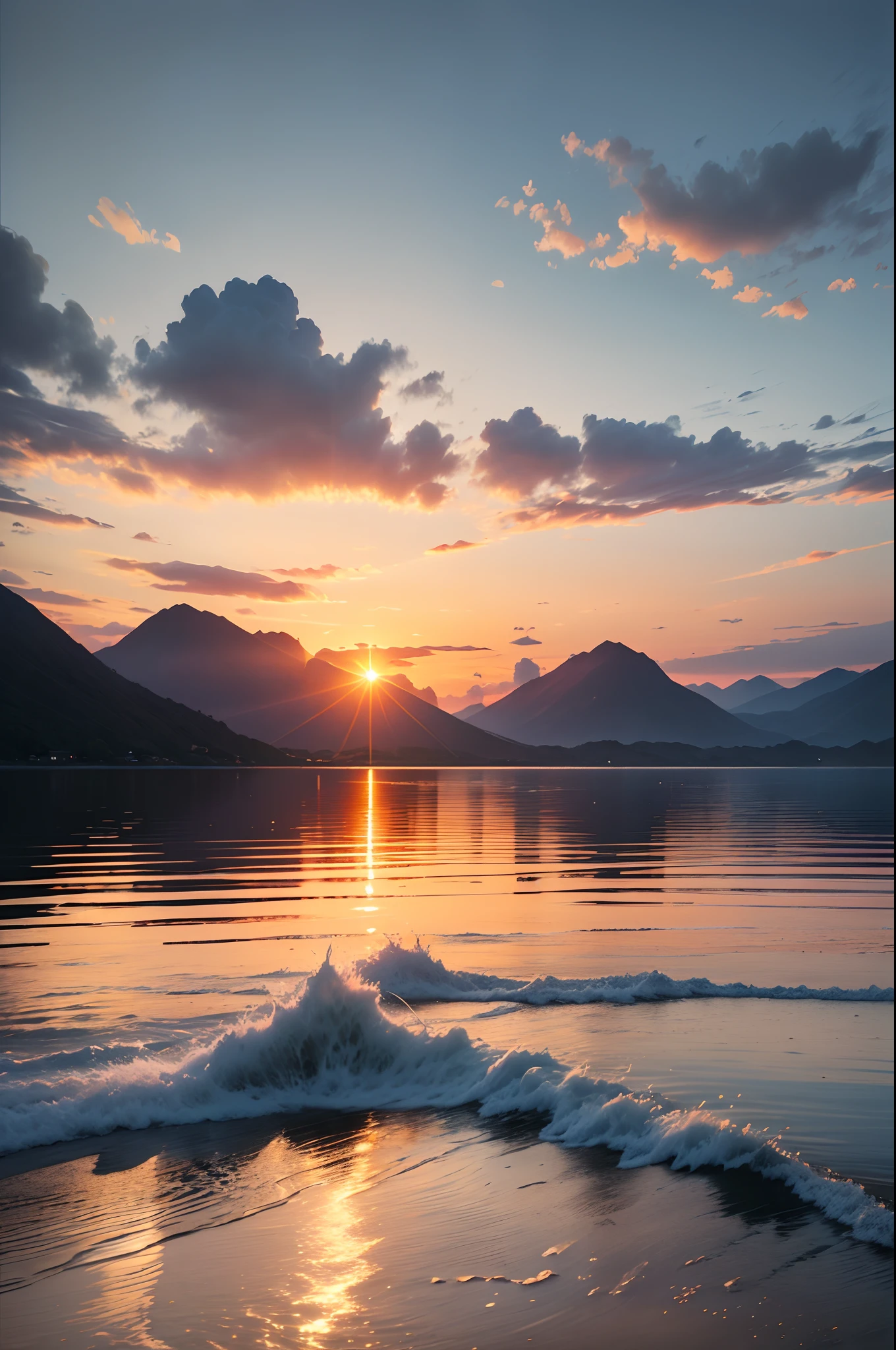 Photo of the sunrise over the sea with a quote: "Every new day is another chance, to become better."