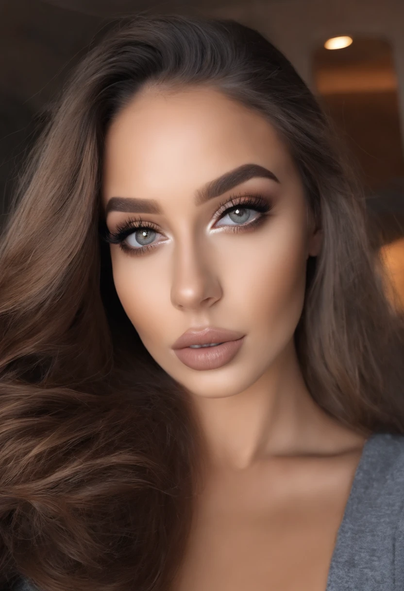mulher arafed totalmente , Menina sexy com olhos castanhos, ultra realistic, meticulosamente detalhado, Retrato Sophie Mudd, cabelos castanhos e olhos grandes, selfie de uma jovem mulher, Olhos de Dubai, Violeta Myers, sem maquiagem, maquiagem natural, Looking directly at the camera, Rosto com ArtGram, maquiagem sutil, impressionante tiro de corpo inteiro ajoelhado na cama, no quarto, medium to large bust, piscina, calor, sexy
