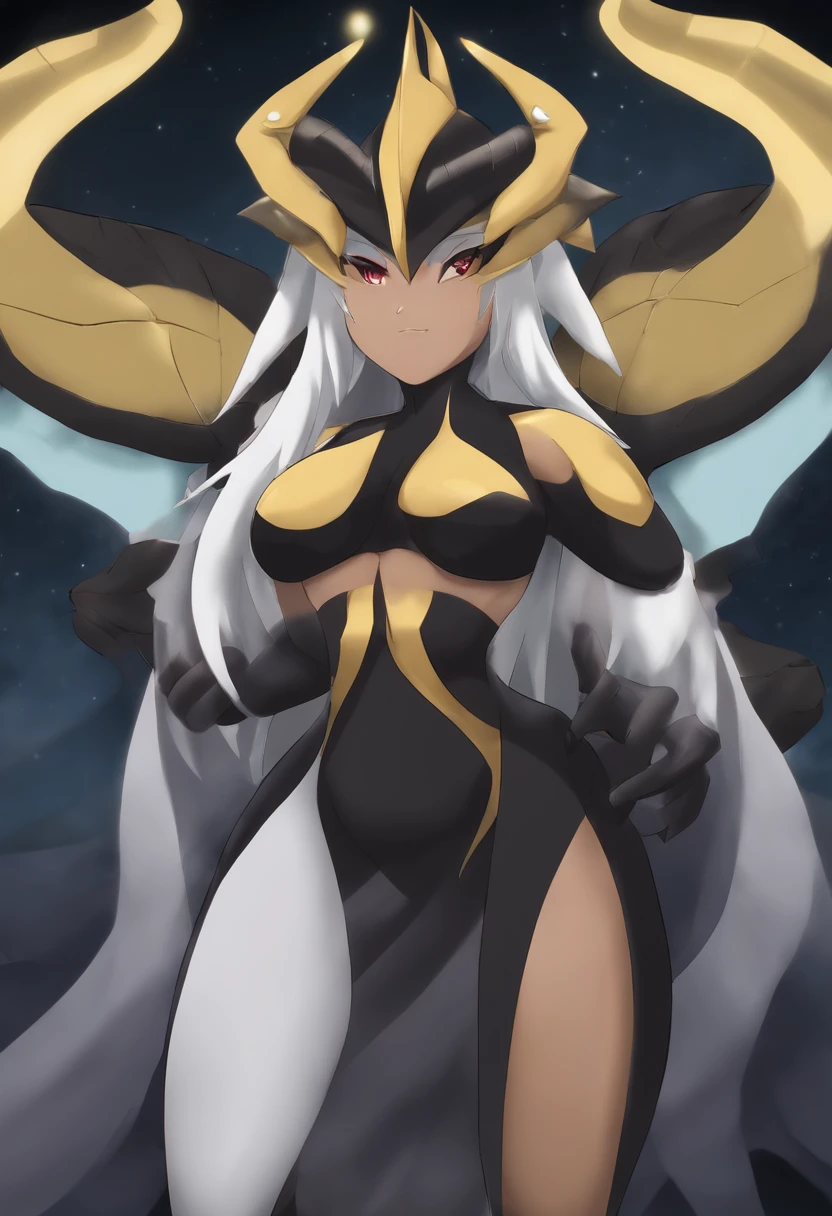 Giratina with big boobs nonhuman