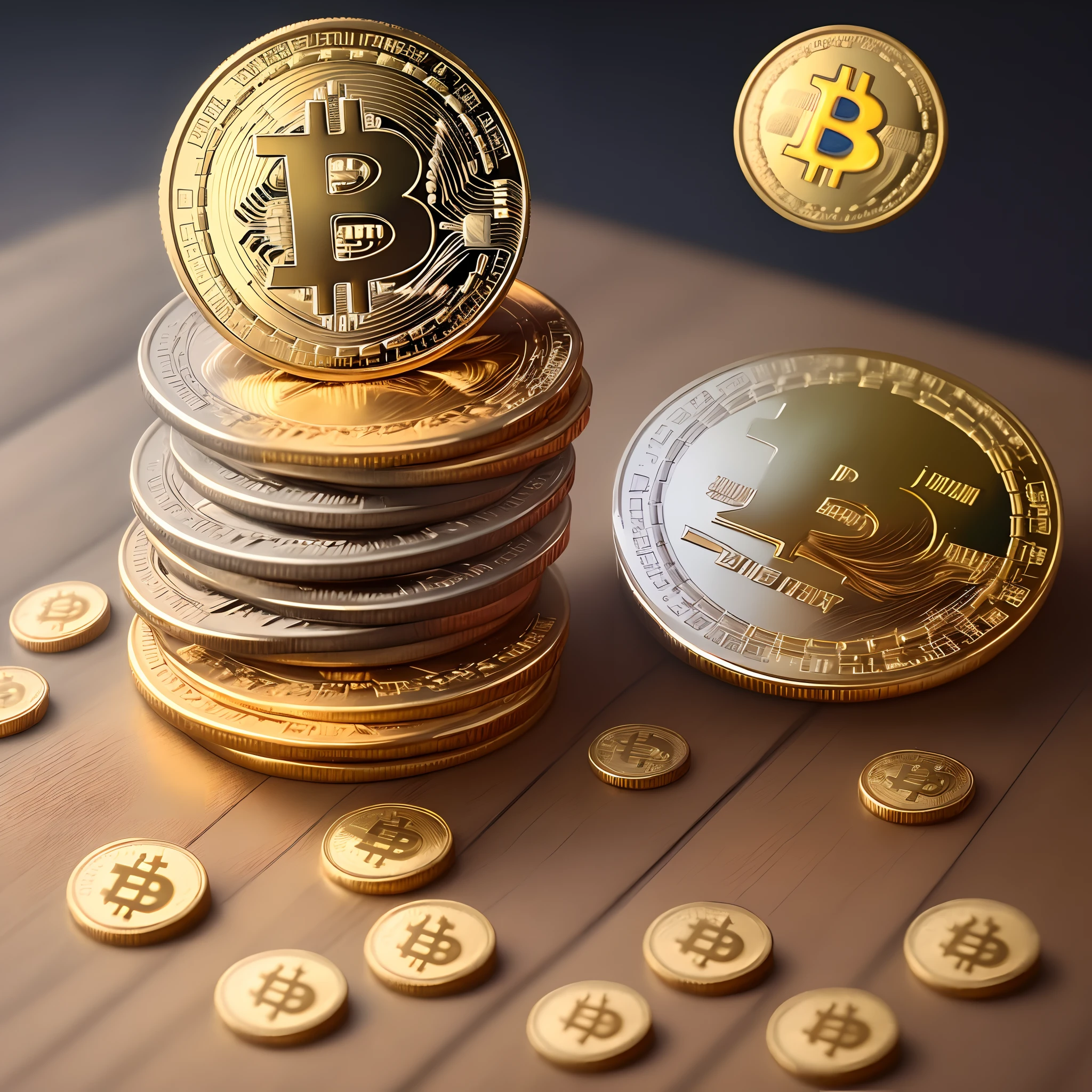 Bai do tesouro com cripto moedas Bitcoin etherion