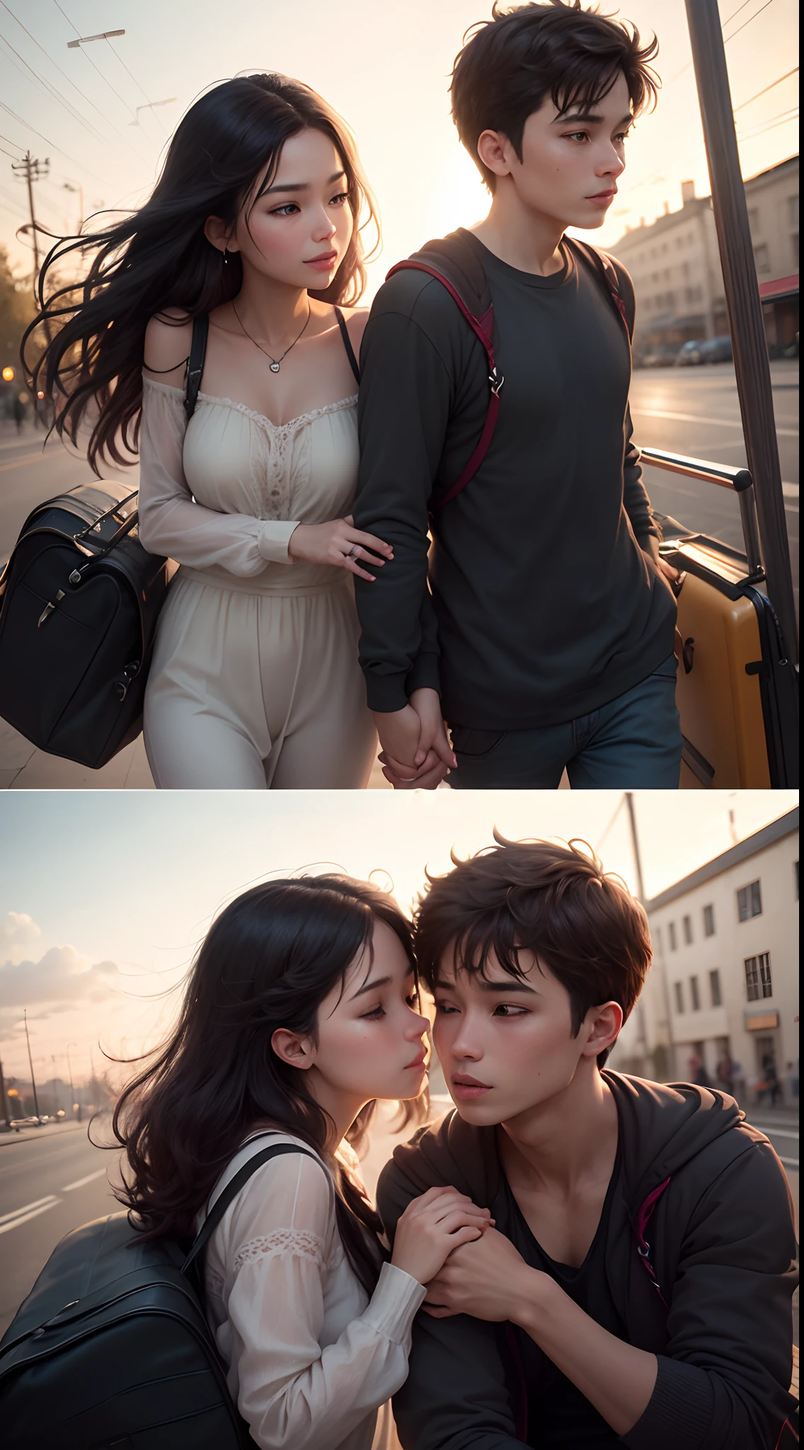 Love is about traveling together, not finding a way to escape trouble.
