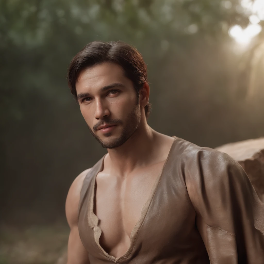 (Professional 3D rendering:1.7) de (Realistic:1.5) Foto de arte mais bonita do mundo,Features soft, bright male heroes, ((Epic hero fantasy rough muscular man wet hero angry look long hair short beard and fierce expression in dynamic pose, fantastic location, majestoso ambiente desordenado)), corpo inteiro 8k unidade render, action shot, poros da pele, very dark lighting, sombreamento pesado, circunstanciado, Rosto detalhado, (vibrante, fotogrdeia realista, Realistic, Dramatic, Escuro, foco nítido, 8k), (Old leather clothes damaged by bad weather:1.4), ((((Use peles)))), (intrincado:1.4), decadente, (altamente detalhado:1.4), pintura digital, rendering by octane, art stations, Conceito-Arte, liso, foco nítido, illustration, germe da arte, (Loish:0.23), Wlop Ilya Kuvshinov, e Greg Rutkowski e Alphonse Mucha Gracias, (global ilumination, studiolight, Light Volumetric), chuva forte, floating particles, patife, fantasia, Onze, corpo inteiroesbian, ((Fundo escuro e antigo da cidade:1.3)),CGSesociedade,art stations
