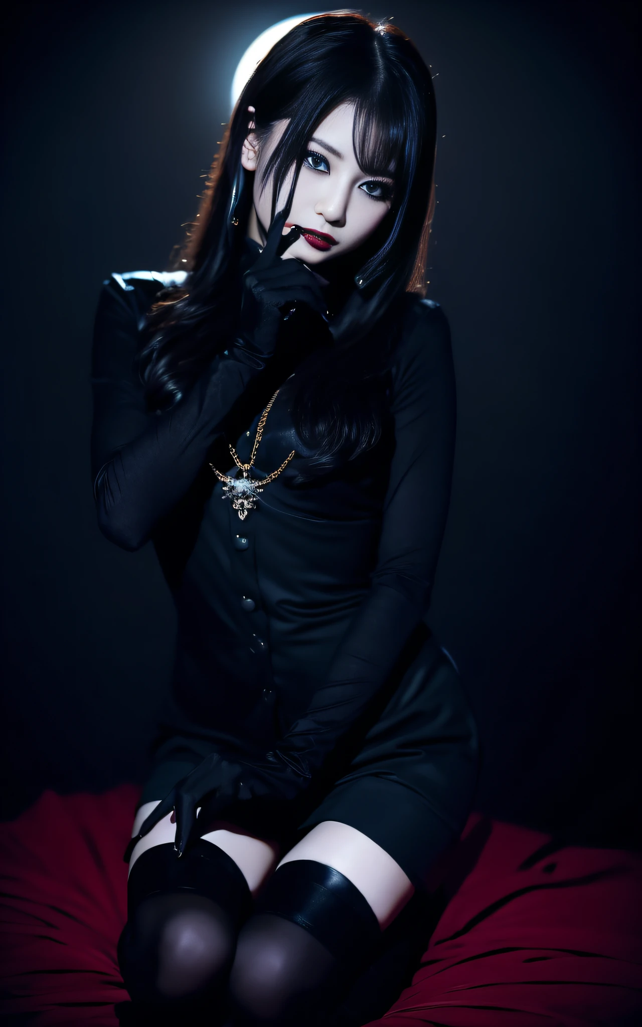 Charming beauties、Evil Female Executive、Night city、Move ki、The Darkness、seductiv、brainwash、Brainwashing device、Evil Fall、wicked、darkness、Black eyeshadow、black pantyhose、Black stockings、doress、Dark