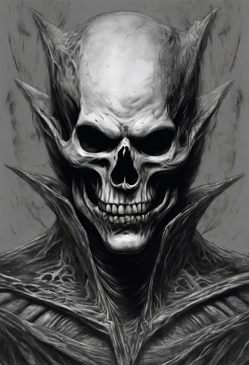 (best quality,hyper-realistic,artistic:1.2),[sketch drawing],character,[skull joker],black and white, Detailed sketch, Intricate lines, Fine shading, Expressive strokes, Distinctive features, Dramatic shadows, High contrast, Intense emotions, Grayscale texture, Dynamic composition
