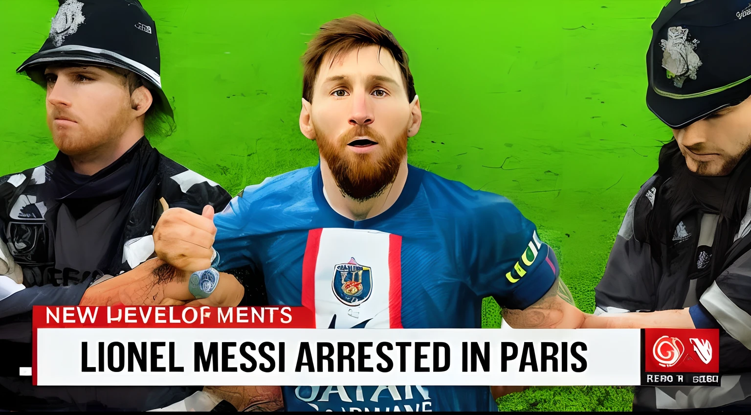Make an image of Lionel Messi inspired by this photo