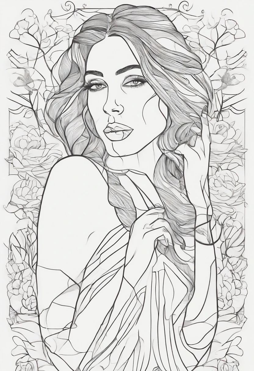 Beautiful girl with tattoos