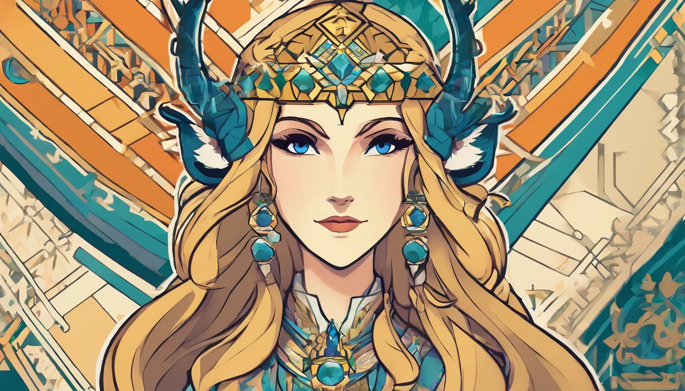 Princess Zelda from Breath of the Wild with deer horns on her head