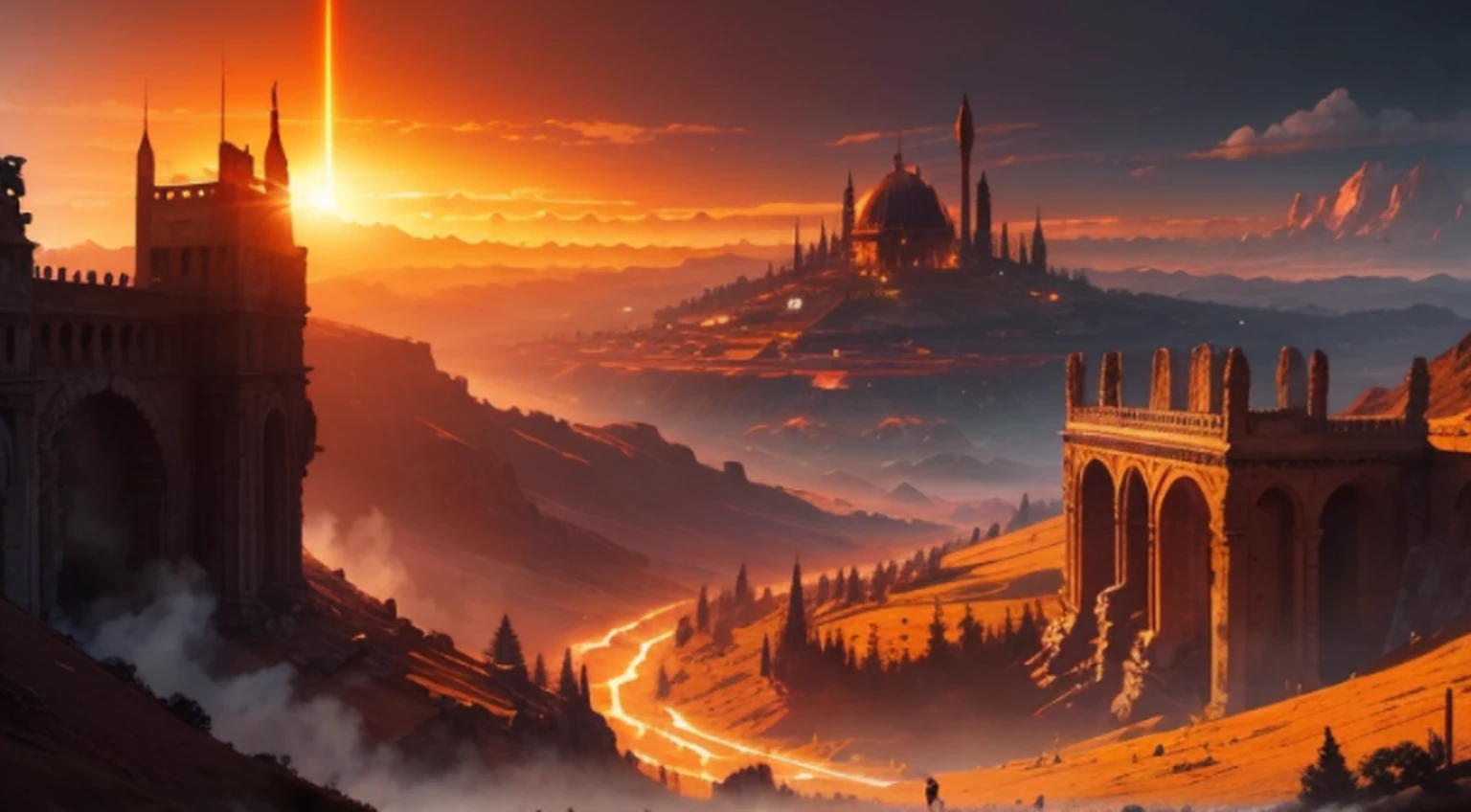 , paisagem do inferno, O fundo do inferno, A batalha final no inferno, Apocalyptic landscapes!!!!!, Mustafar, The Ruins of Hell, ! Apocalyptic landscapes!!, Soberbo D & D A Arte do Sol Escuro, Portas do Inferno, Portas do Inferno, arte conceitual de world of warcraft, Resgate do Submundo!!!!!!
