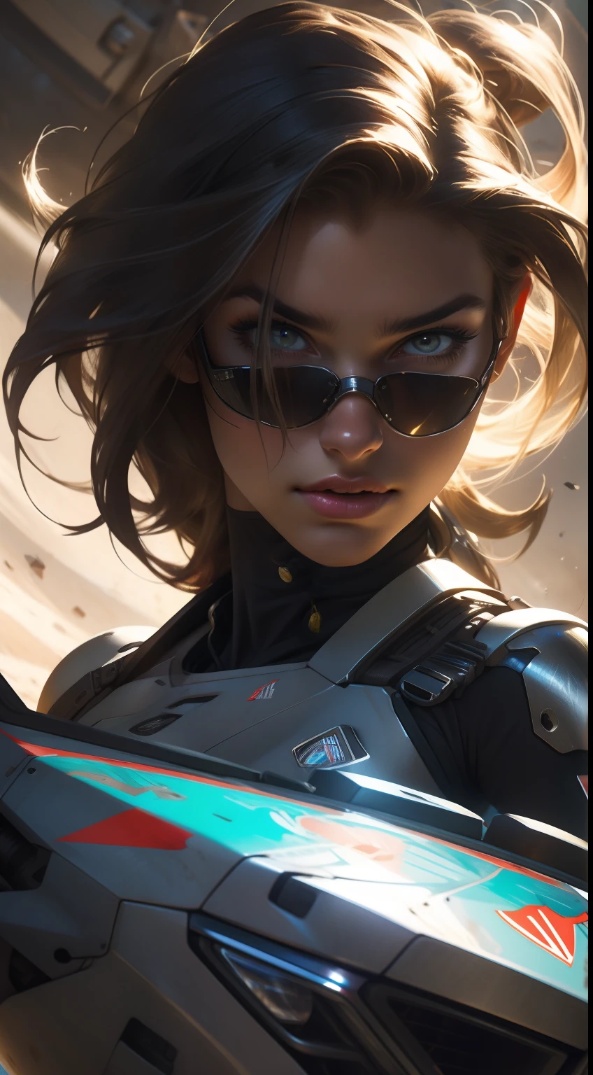 Mujer Araffe en un traje futurista con una pistola en la mano, girl in mecha cyber armor, mechanized soldier girl, CGsociety y Fenghua Zhong, Chica androide perfecta, Linda Chica Cyborg, Cyberpunk anime chica mech, mecha hembra, Hermosa chica cyborg, Chica cyborg, Wojtek FUS, Retrato Astronauta blindado Chica, Chica Valquiria mecanizada