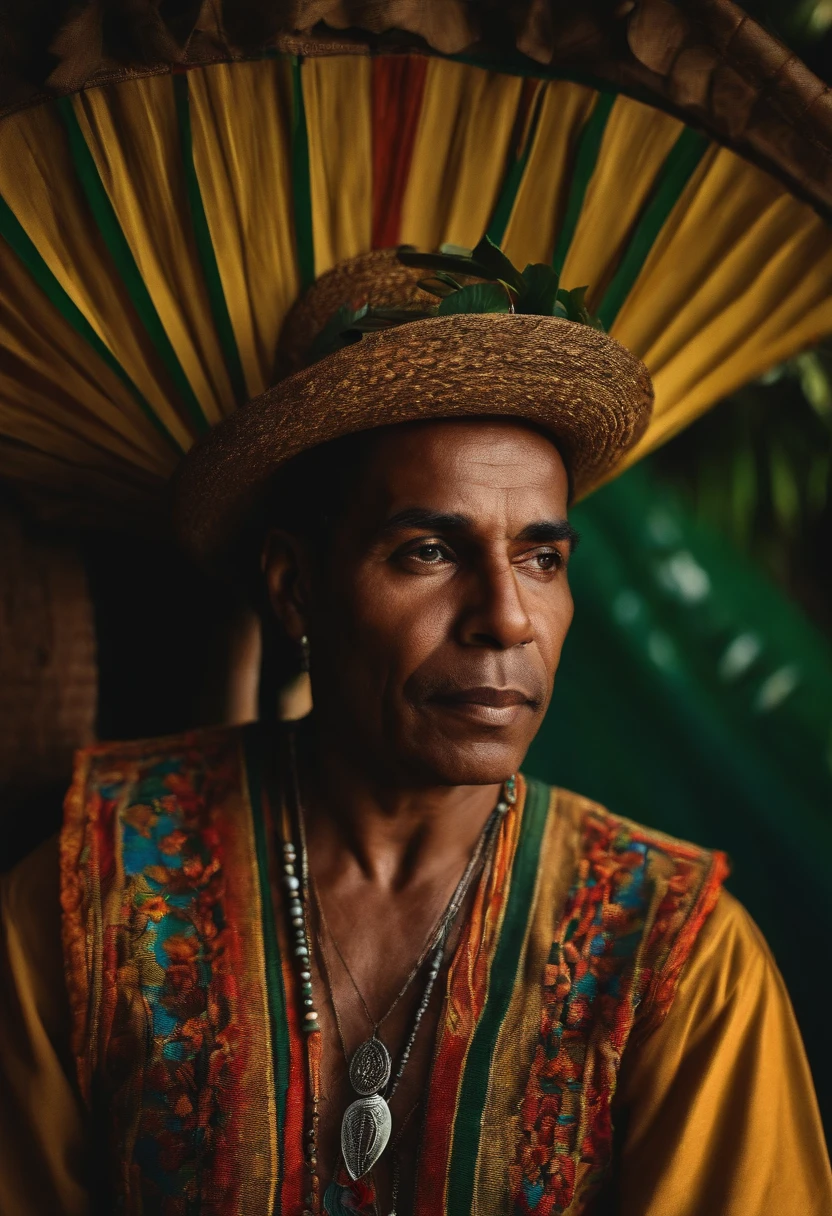 Portrait Luiz Gonzaga do Nascimento Brazilian folk singer