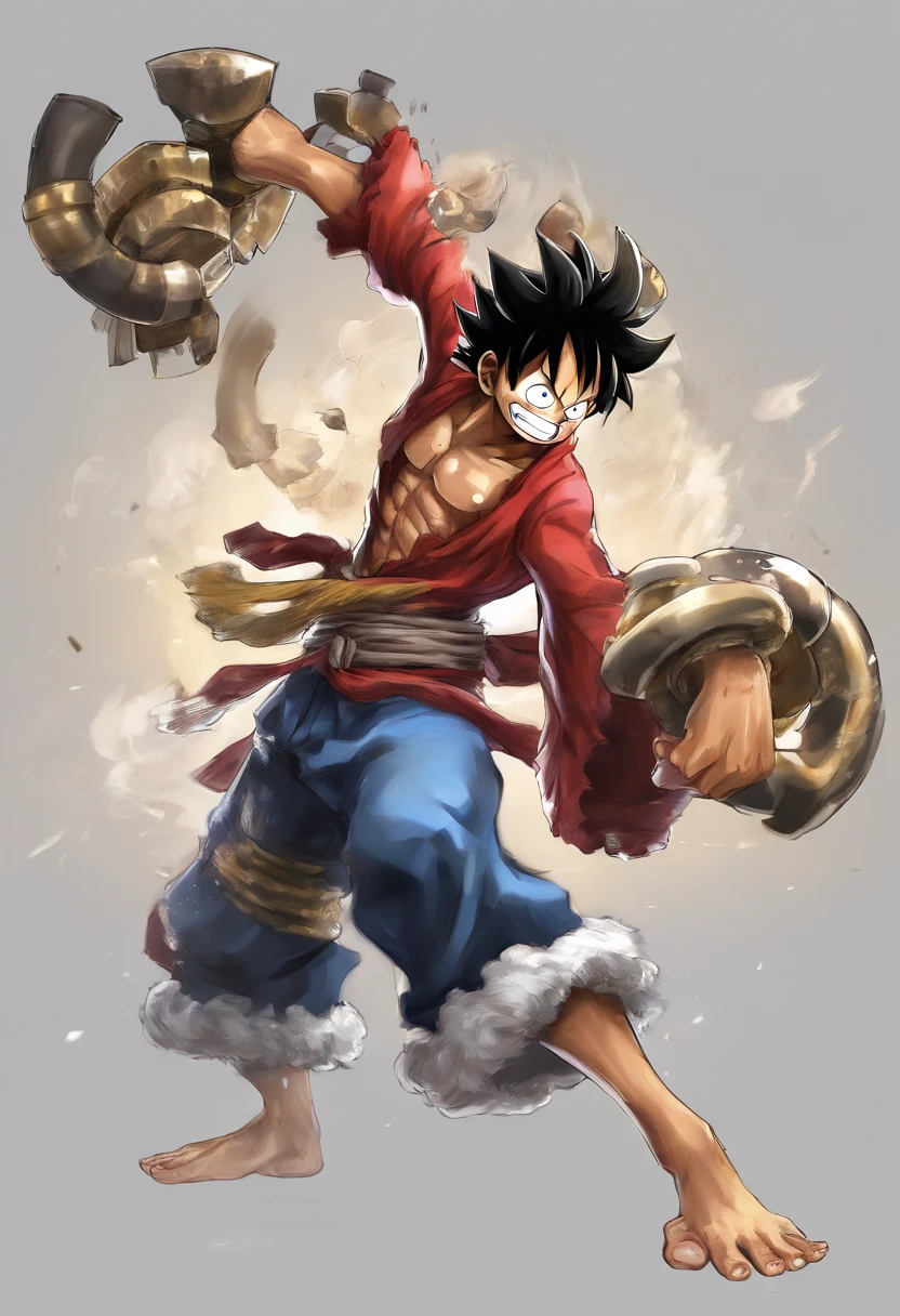 mock de luffy gear 5