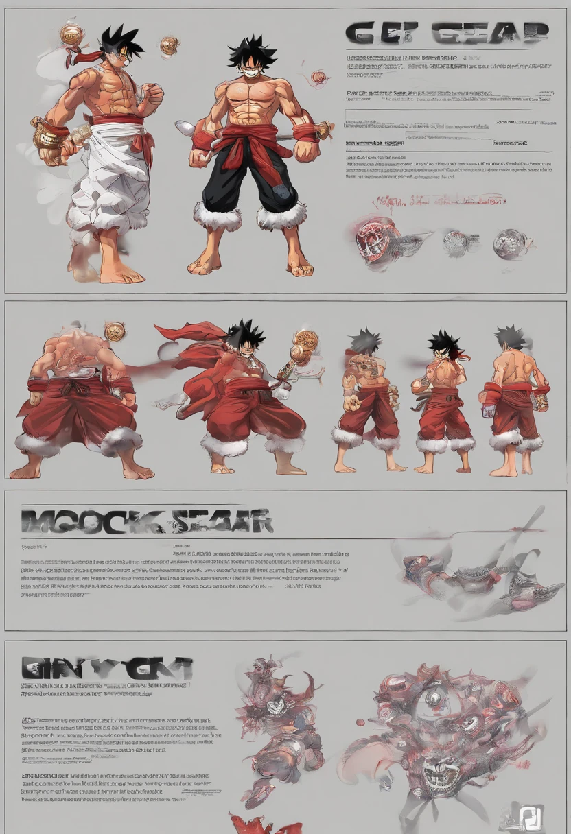 mock de luffy gear 5