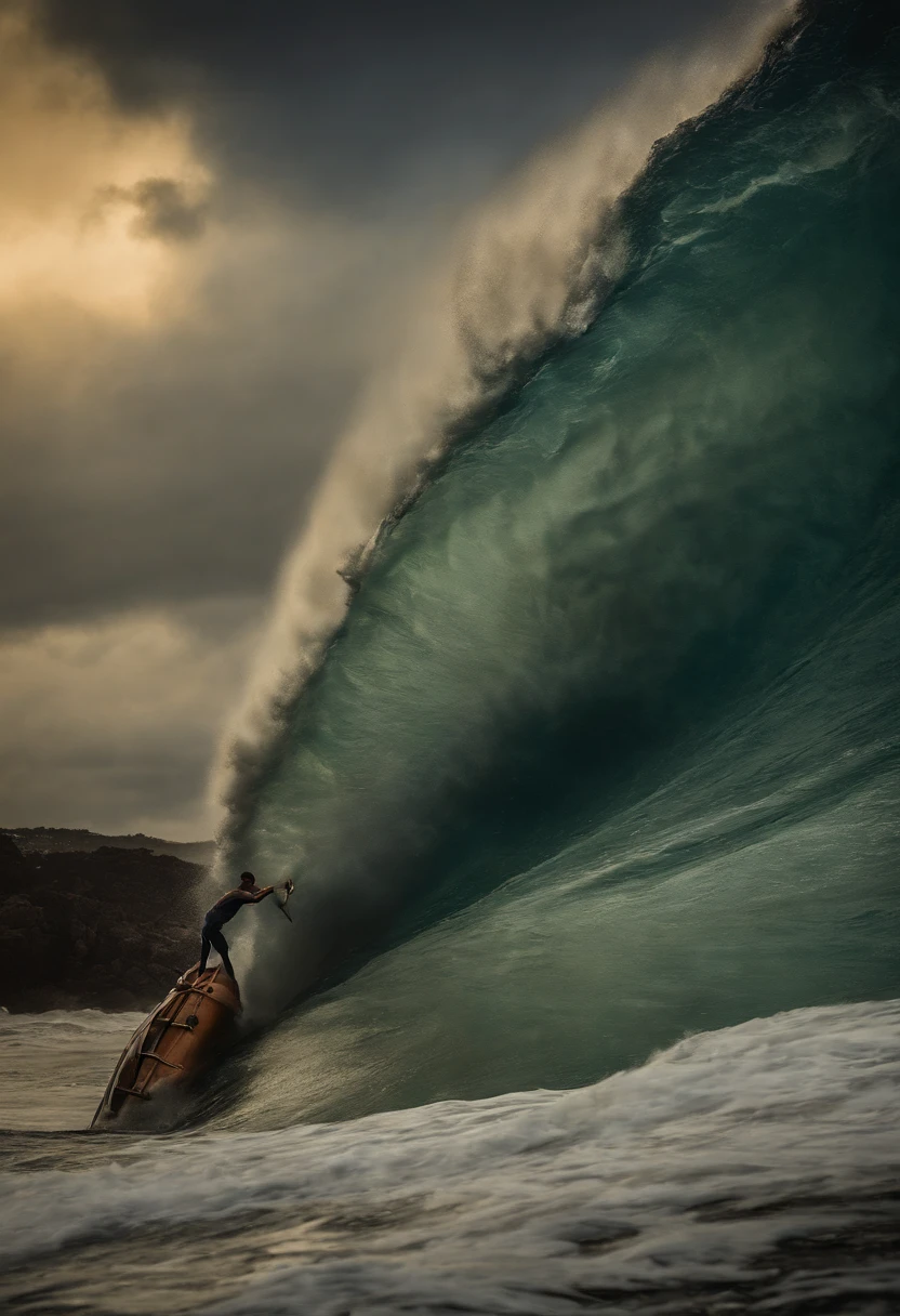 O velho e o mar, A story to endure,
In the pages of Hemingway, a epopeia a narrar.
Santiago, o pescador, sua luta contra o mar,
A battle of strength and courage, a perseverar.

In the solitude of the ocean, ele enfrenta o desafio,
A captura de um peixe colossal, his great addiction.
Com linha e anzol, ele parte na aventura,
O mar, an opponent, Your determination, a estatura.

Dias e noites, a luta se prolonga,
Entre homem e peixe, a connection that intertwines.
The old man with his calloused hands and his steady gaze,
O marlin majestoso, your strength, seu sublime.

The battle culminates in a struggle of resistance,
Santiago exausto, but without giving in to impotence.
E quando o grande peixe finalmente se rende,
Victory is won, a jornada se estende.

But nature is relentless, and sharks appear,
Devour the prize, uma cena que entristece.
O velho, ainda assim, maintains its dignity,
A lesson in perseverance and humility.

O velho e o mar, A story of honor and valor,
De um homem que desafiou o mar com fervor.
Uma epopeia que nos ensina a lutar e persistir,
A encontrar significado nas batalhas que escolhemos viver.