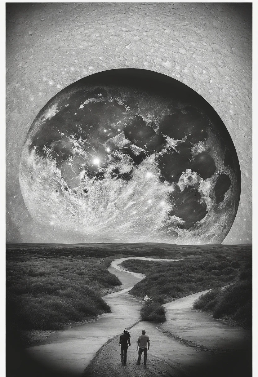 Na noite escura, A spectacle in the sky announces itself,
A lua de sangue, um evento que a todos contagia.
Em tons de vermelho, ela se transforma, misteriosa,
In the stellar immensity, a formidable and glorious vision.
The Earth's shadow embraces the moon tenderly,
E a luz do sol, aos poucos, perde sua bravura.
A lua, then, se colore com um rubor profundo,
Como se estivesse envolta em segredos do mundo.
Na lua de sangue, Legends and myths intertwine,
Superstitions and ancient stories embrace us.
It is a time of contemplation, of reflection,
The universe revealing its greatness in action.
Os olhos voltados para o firmamento, encantados,
Enquanto a lua de sangue segue em seus passos calados.
It's a reminder that, In the vastness of space,
We are just travelers in an embracing universe.
A lua de sangue, A celestial and rare dance,
Que nos conecta ao cosmos, como uma voz clara.
A spectacle that reminds us of our humility,
Nesse vasto universo, compartilhamos a mesma realidade.
Assim, na noite em que a lua se veste de rubi,
We look at the beauty of the céu., sem fim, sem ti.
A lua de sangue, A gift that is given to us,
A reminder that we are part of the cosmos, lado a lado.