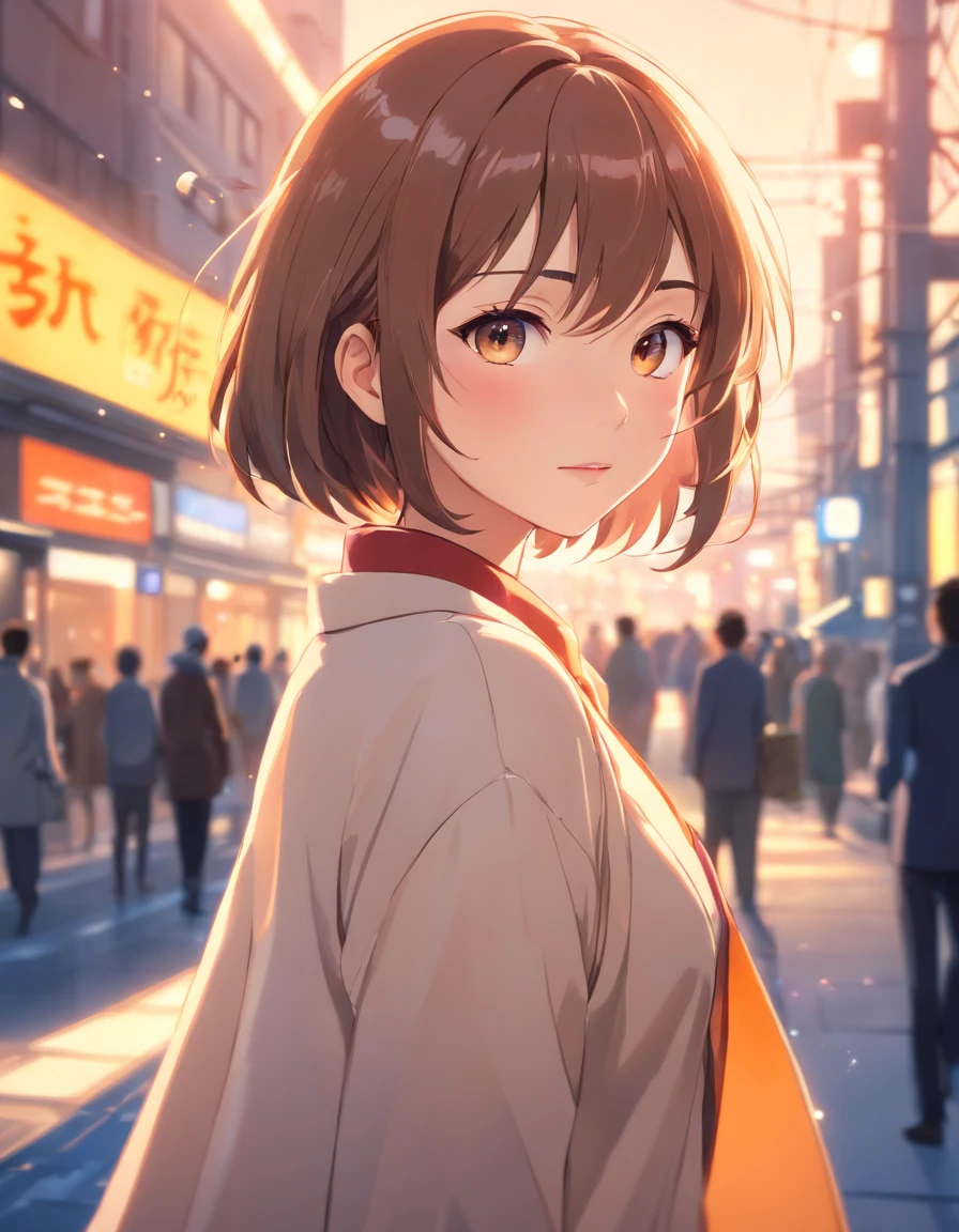 (best quality,4k,8k,highres,masterpiece:1.2),ultra-detailed,
(realistic,photorealistic,photo-realistic:1.37),
beautiful detailed eyes,beautiful detailed lips,extremely detailed eyes and face,long eyelashes,
full-length figure,feminine attire,
soft and smooth skin,attractive curves,abundant long hair,
charming smile,charismatic expression,seductive gaze,
dynamic and confident pose,graceful body movement,
sparkling background,energetic colors,vibrant atmosphere,
portrait style,hentai style,illustration,
light and shadow interplay,emphasis on highlights and shadows,
slight tilt of the head to the side,to create a playful vibe,
elegant lighting from the side,to enhance the contours of the figure,
subtle bokeh effect,to add depth and a dreamy feel to the image.