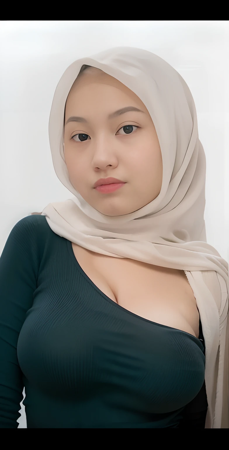 asian girl naked, hijab, big nipple, hairy pussy, full nelson