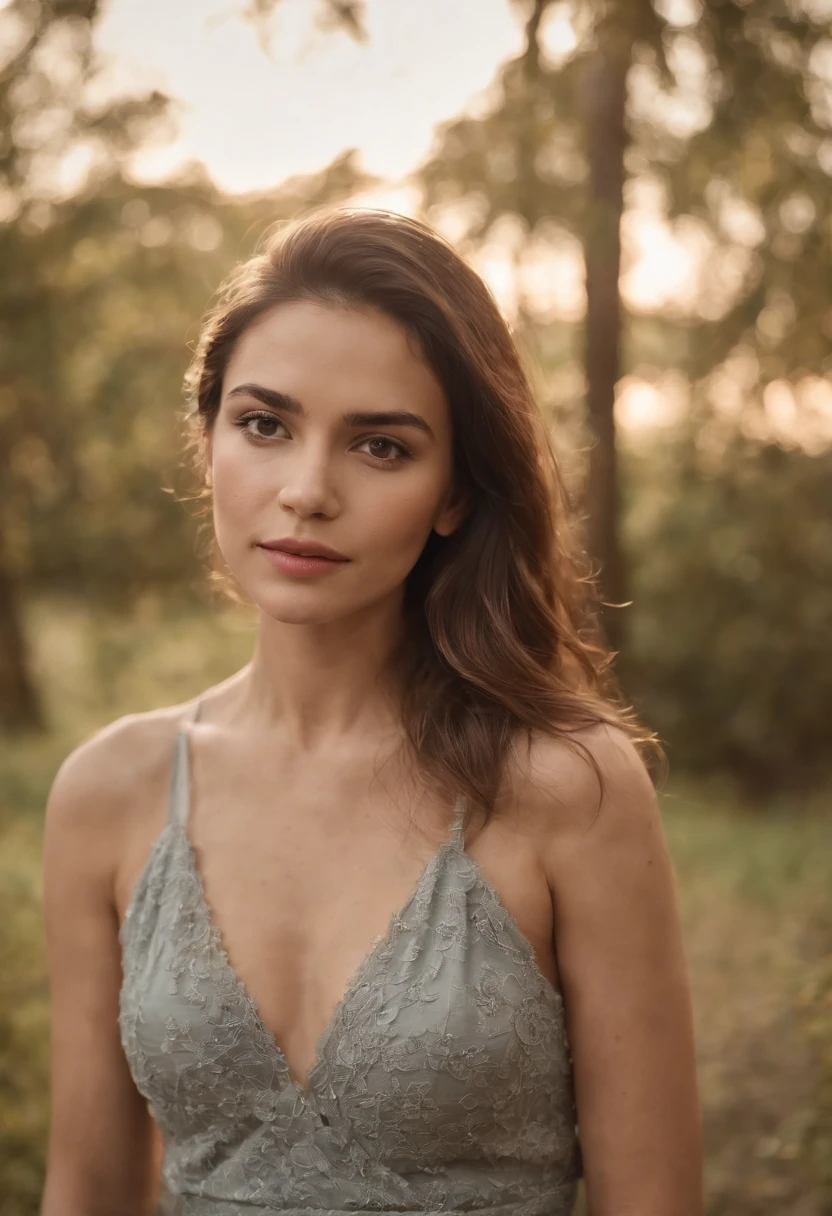MULHER NOVA LOIRA COM PELO NA AXILA, DEITADA SEM ROUPA
