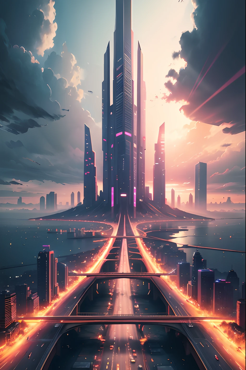 sunset sky