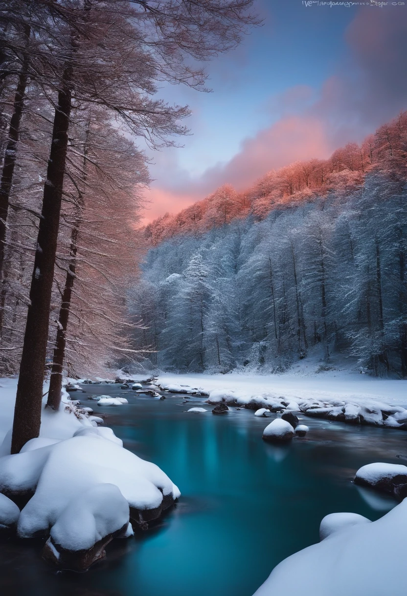Paisagem no inverno