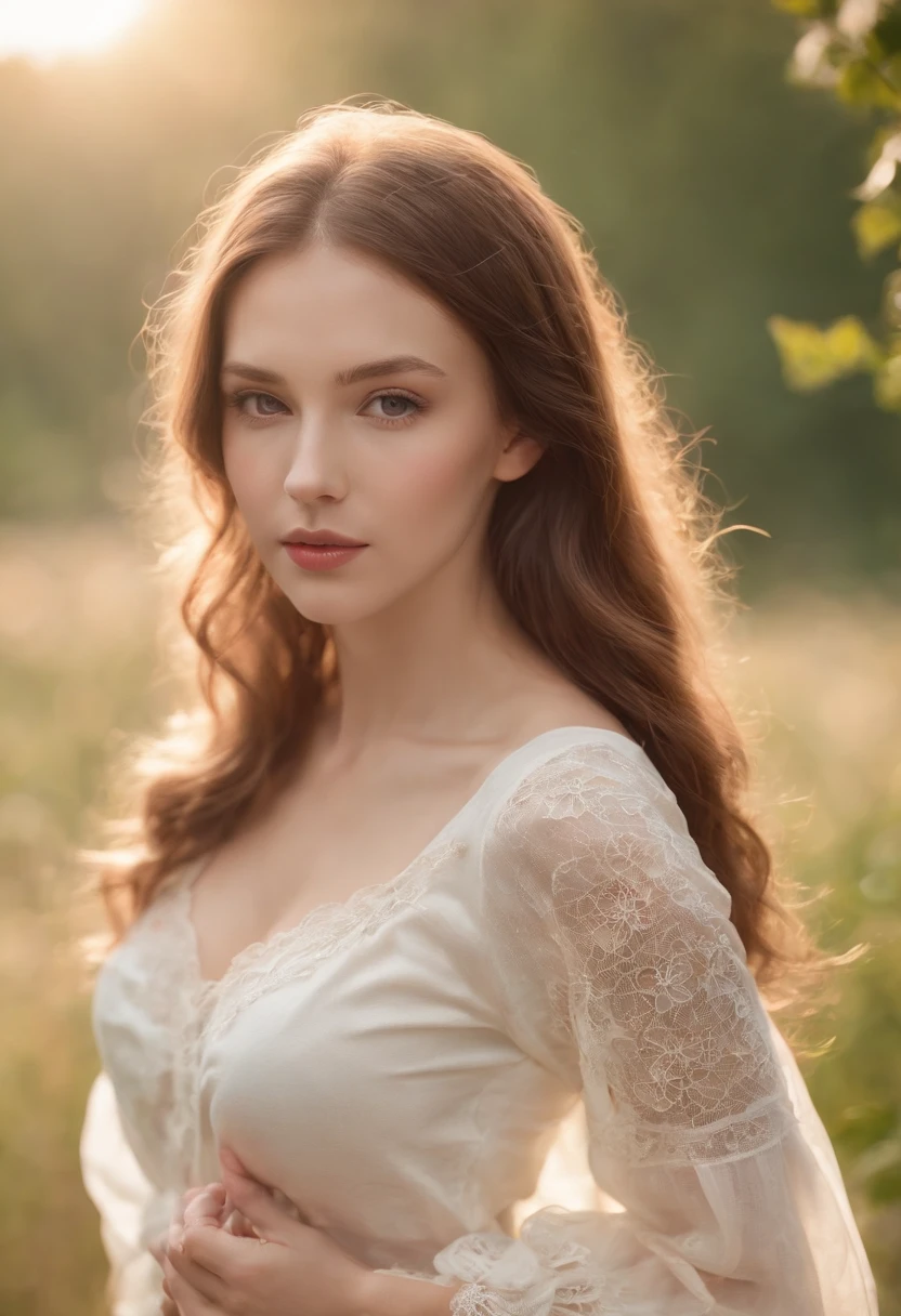 Une femme de 22 ans , brune , cheveux longs de couleurs jaunes , (шедевр:1.3), (8k, photoreallistic, Photographie RAW, Optimal image quality: 1.4), , fixe la camera ,A high resolution、(photoreallistic:1.4) ,premier quality