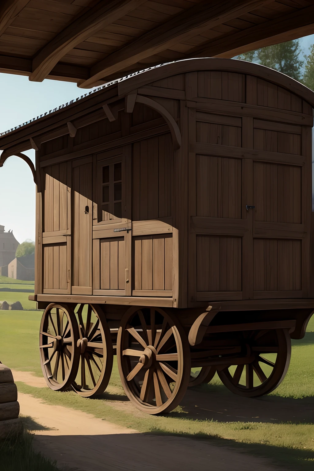 pionier wagon, medieval