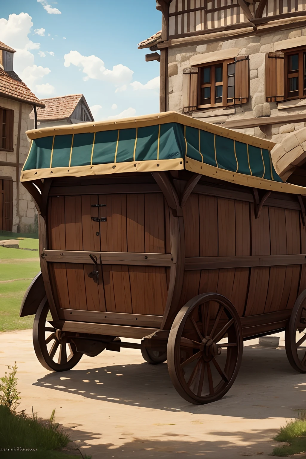 pionier wagon, medieval