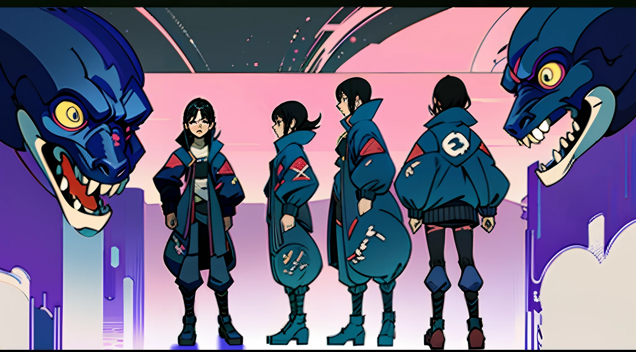 (mejor calidad, obra maestra), 1male, holo jacket, cyberpunk, neon, fog, (dibujos animados: 1.5), apretado, Neon signs, espada, katana,(mejor calidad, obra maestra), 1male, (Fantasy character sheet, cabeza, derriere, lado, Trasero), cyberpunk,monster hunter, neon, cloudy sky, (dibujos animados:1.5), sexy, string, strong, tight, petite, small, neon signs, ramen shop,((highest qualityr)), ((obra maestra)), ((Ultra-dealtoado)),(Fondo de panaltoa de 8k:1.2),(Ultra-high resolution:1.2),(obra maestra:1.1), character design,,anime,delgado,alto, (Fantasy character sheet, cabeza, derriere, lado, Trasero), corpulento, cara delicada, Corona de princesa en su cabeza. ojos morados profundos, cabello largo rosa. expression sad. (Pieza maestra: 1.2), (La mejor calidad: 1.3).((highest qualityr)), ((Obra maestra)), ((Ultra-dealtoado)),(Fondo de pantalla de 8k:1.2),(Ultra-high resolution:1.2),(Obra maestra:1.1),papel tapiz,alta calidad,(Alto Dealtoé),(absurdos, Altas Resoluciones, Ultra detallado),( La mejor calidad:1.2),anime,delgado,alto, character design,un hombre,Caballero Oscuro, con detalles de un rathalos de monster hunter, rodillera,pantalones bombachos grises, sudadera estilo cyberpunk y muchos detalles, Character design for a gacha game, Character design for a game,pelo corto y tupido, extremadamente detallado, highest quality digital art, highest resolution, Calidad HD, Fondo de pantalla 8K