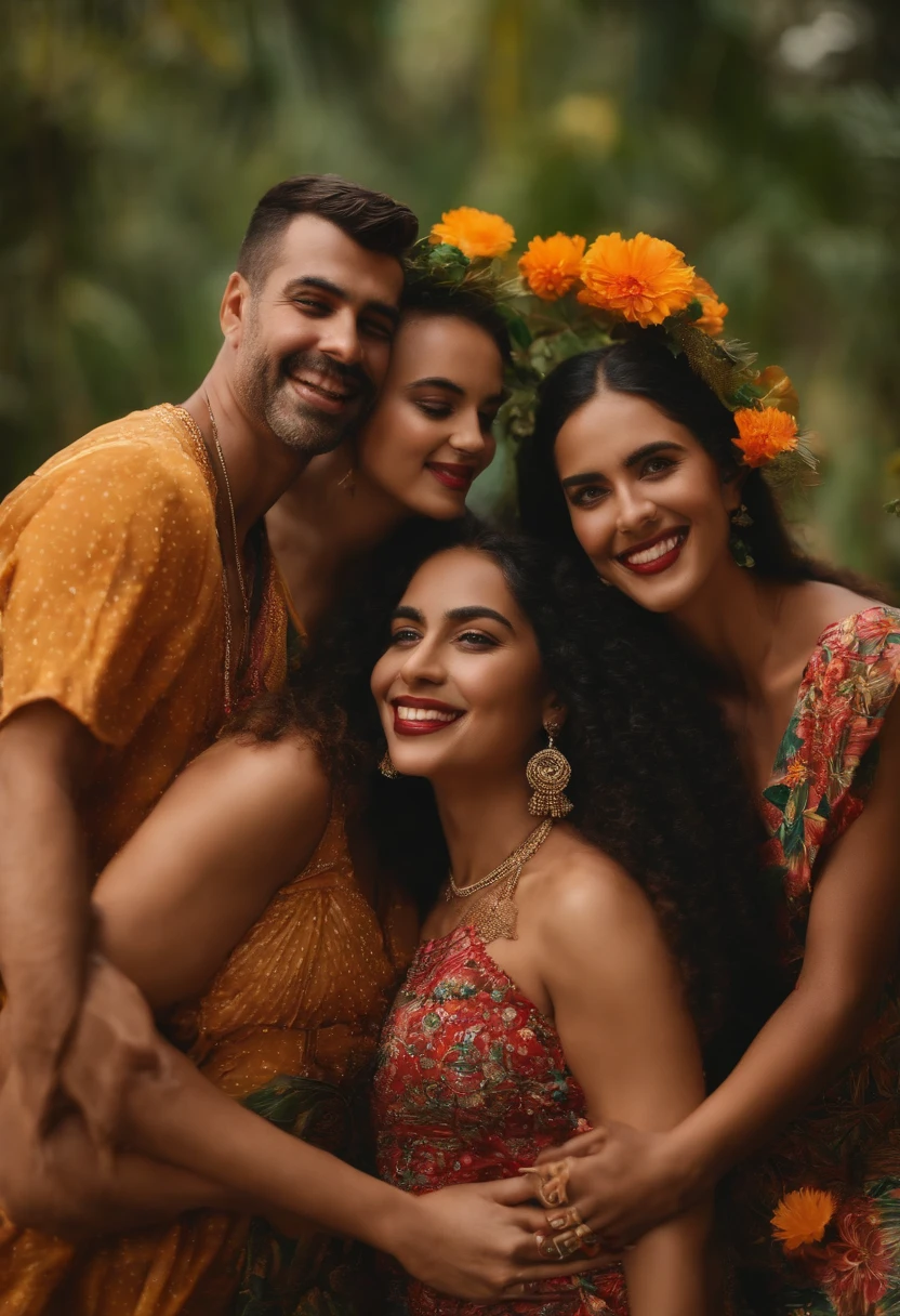 Grupo pessoas felizes