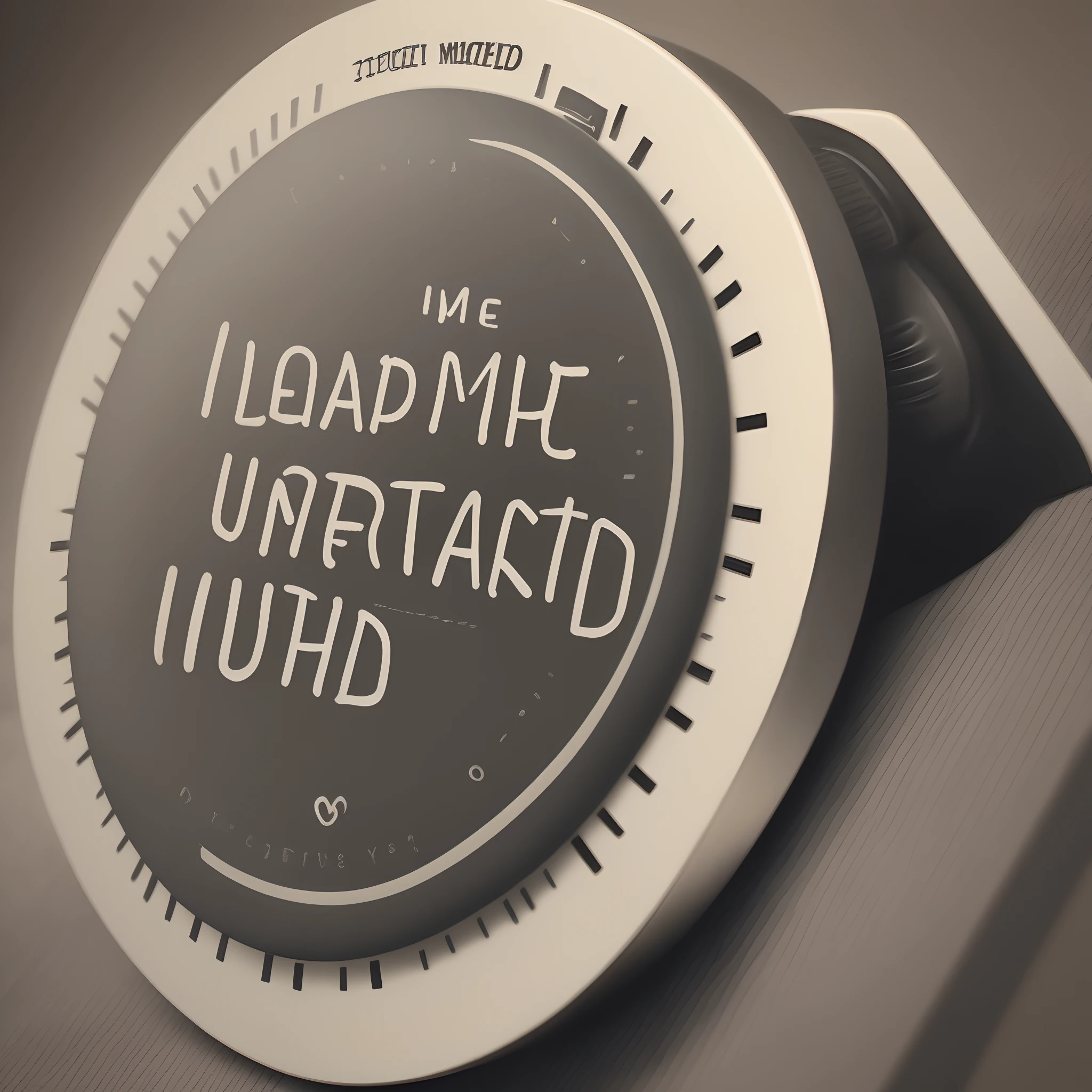 A logo with words tells you that I'm tired