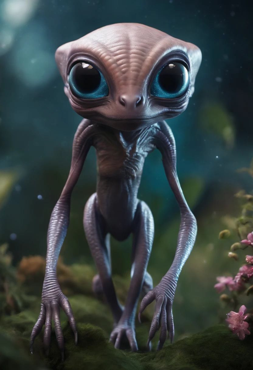 Cute alien creatures,extraterrestrial,Photorealsitic,More information