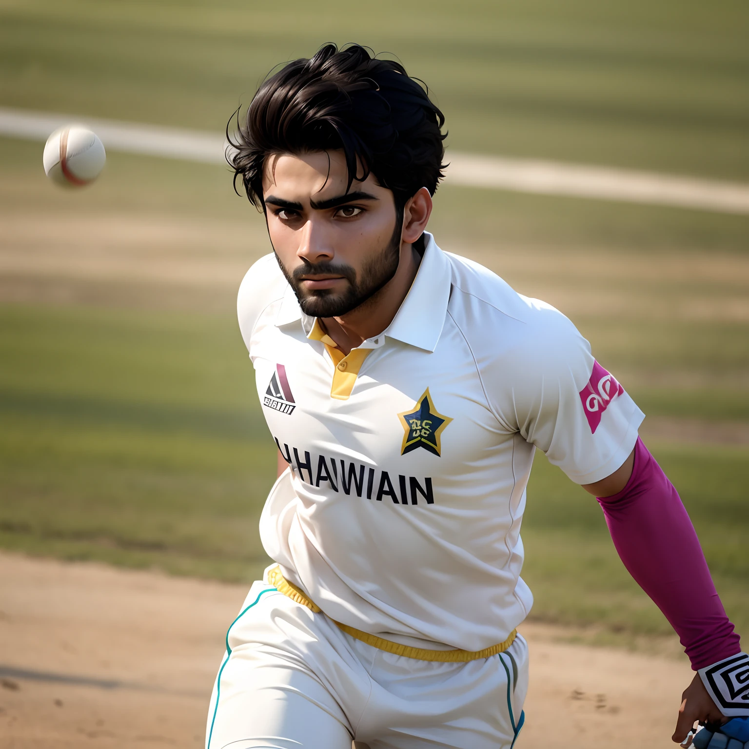 Generate Muhammad Rizwan Cricketer Photo