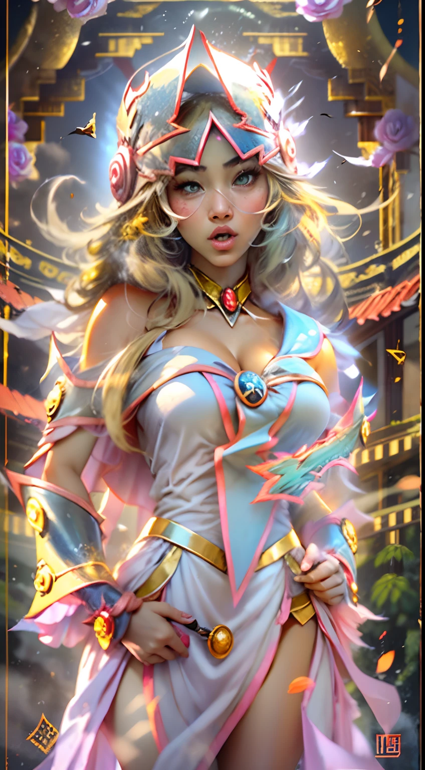 Consists of  geometric shapes，planar，closeup cleavage，In fantastic installation style，Realistic and imaginative，hang/hanulti-layered collage，metals，highlight，Divergence
