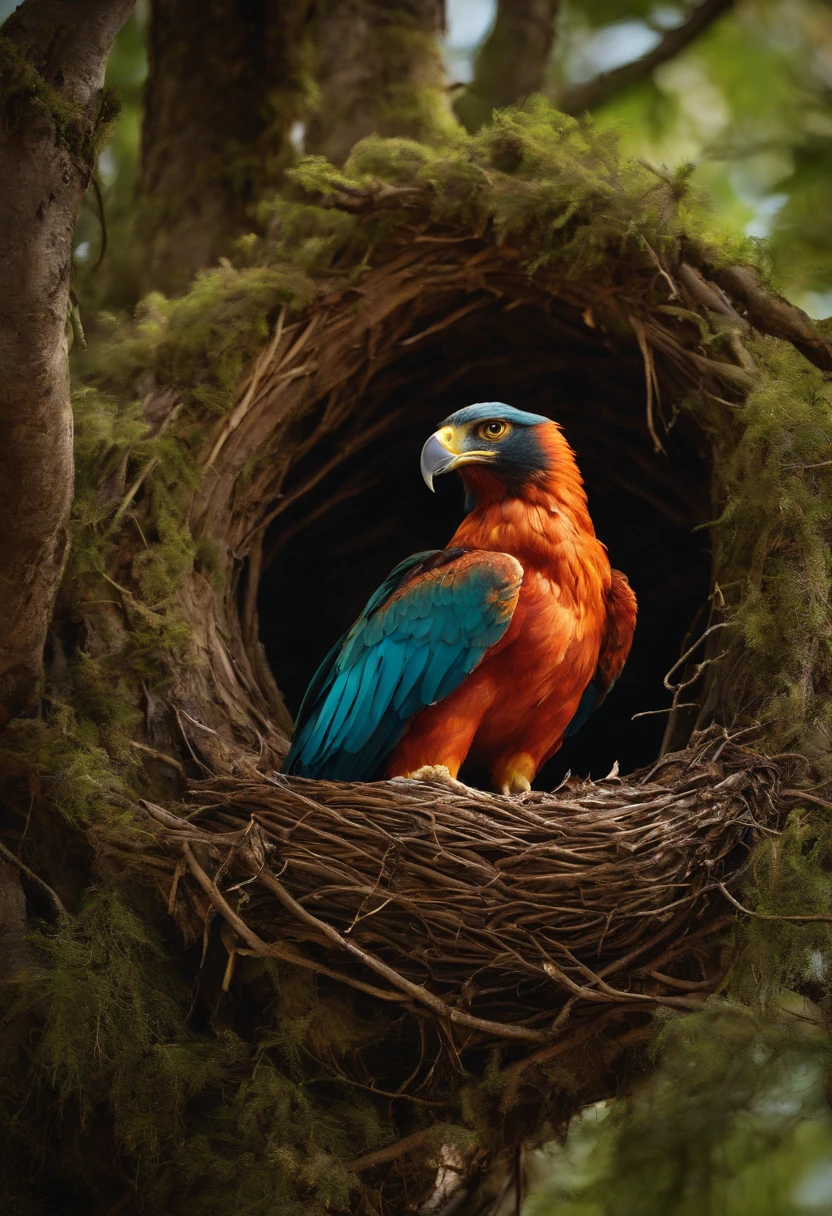 Harpy in her nest