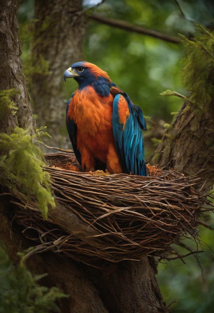 Harpy in her nest