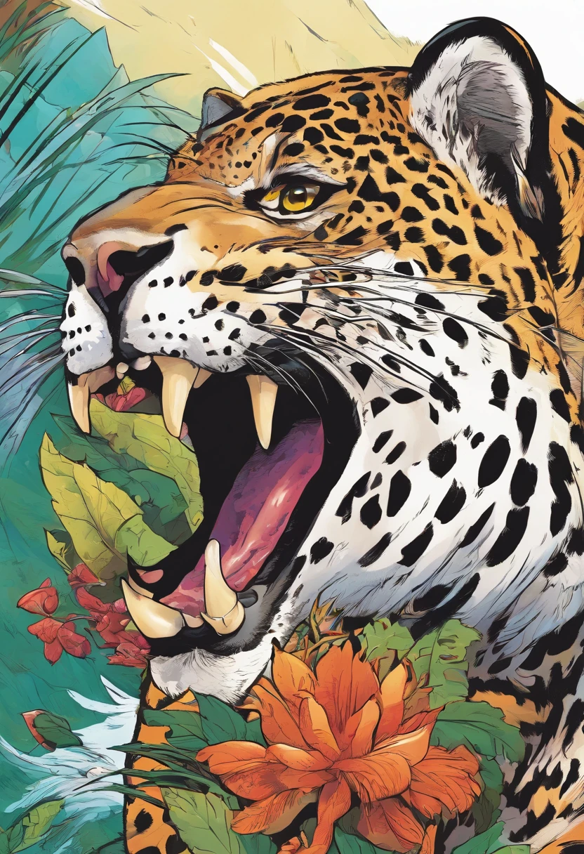 Jaguar looking to the side
