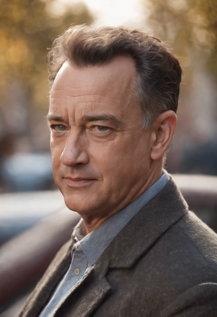 tom hanks on each side. insainly detailed, with wires and lights, ultra hd, realistic, vivid colors, highly detailed, UHD drawing, pen and ink, perfect composition, beautiful detailed intricate insanely detailed octane render trending on artstation, 8k artistic photography, photorealistic concept art, soft natural volumetric cinematic perfect light