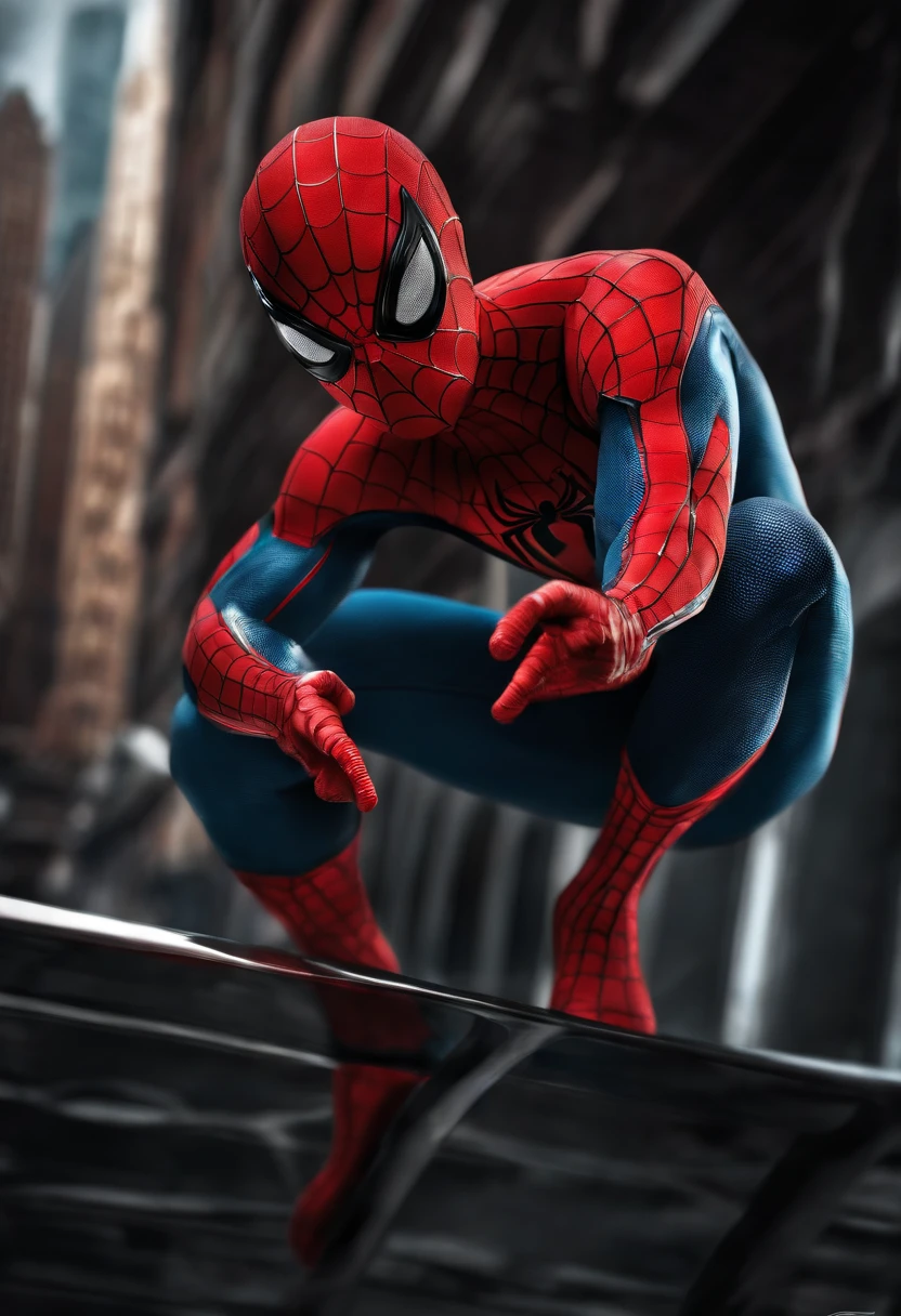 (Masterpiece, Best quality:1.2), (high resolucion, abstrait:1.1), Ultra Detail, spiderman