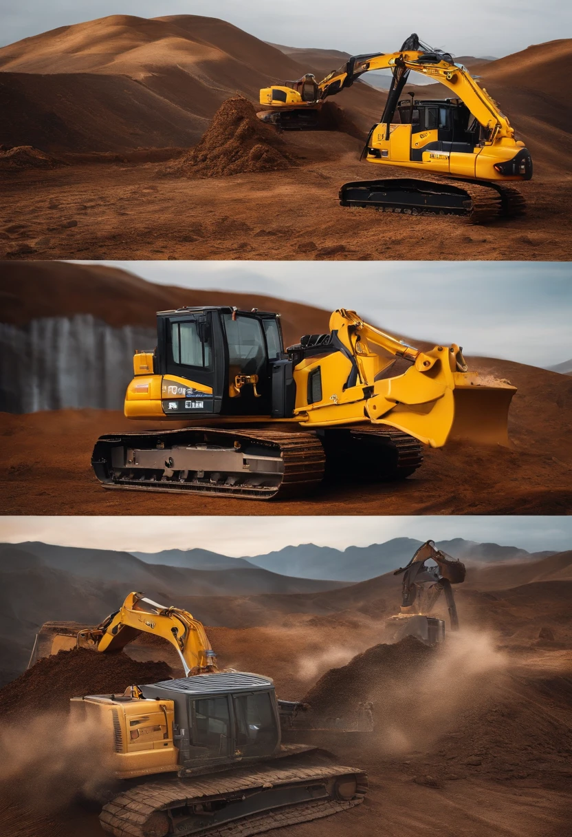 Pony Yun opens the excavator