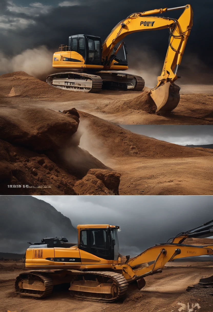 Pony Yun opens the excavator